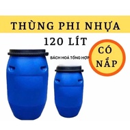 (Hoả Tốc) Thùng phi nhựa xanh 30l60l 120l160l thùng phi nhựa đựng nước 120l đựng hoá chất 120l.. ..