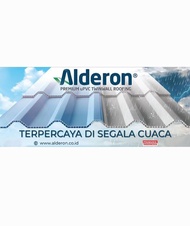 Atap Dingin Alderon UPVC Double Layer (harga per meter)