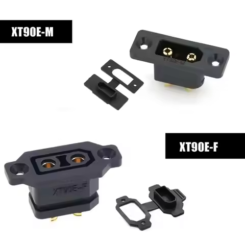 2pcs /5PCS XT90E-F XT90E-Male Battery Connector XT90E Female Plug Gold-plated XT90 Mountable Connect