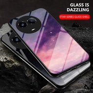 Luxury Starry Sky Glass Phone Case for Realme 11 4G 5G Realme11X Shockproof Case for Realme11 11X 20