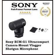 Sony ECM-G1 Ultracompact Camera-Mount Vlogger Shotgun Microphone