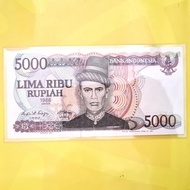 Uang 5000 Teuku Umar emisi 1986 UNC super