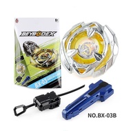 Ready Stock  Beyblade X BX-03 Wizar Darrow 4-80B XTREME Gear Sports Starter With Launcher Flame Bran