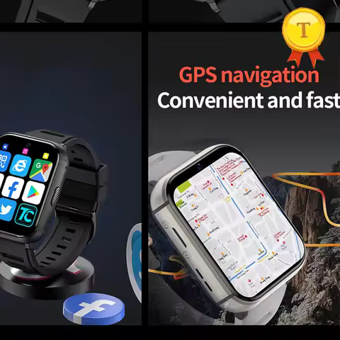 gps navigation 4G LTE Android 9 Smart Watch 64GB MTK6761 eight Cores smartwatch Phone 1.99" IPS WIFI
