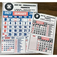 10 pcs - 2027 Commercial Calendar - Customizable Calendar