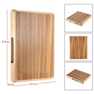 Compact Travel Cajon แบนมือกลอง Persussion Instrument 31.5*24.5*4.5 ซม.เครื่องดนตรี Zebrano Cajon กล