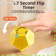 HSHELAA Automatic Rotating Timer, LED Screen 2 Volume Adjustable USB Rechargeable Timer, Custom Coun