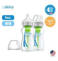 Dr. Brown's - Options+ 仿母乳排氣玻璃奶瓶 9oz/270ml 2個裝