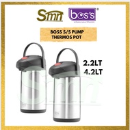 (BBH2200SP/4200SP) BBH2200SP 2.2LT & BBH4200SP 4.2LT "BOSS" S/S Pump Thermos Pot stainless steel