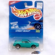 Hot Wheels 1996 BMW M1 (Street Beast) - Aqua (Creased carded)