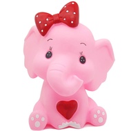 H&W Cute Elephant Coin Bank(B), Shatterproof Piggy Bank, Can Store 1000 Coins, Money Box, Best Gift,