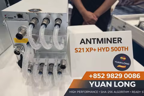 EASY SETUP_Antminer S21 XP+ Hyd 500Th/s Bitcoin Miner SHA-256 ASIC BTC/BCH/BSV Mining Machine Ultra 