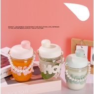 Hoho handle glass cup CTTT47 cute glass cup 350ml
