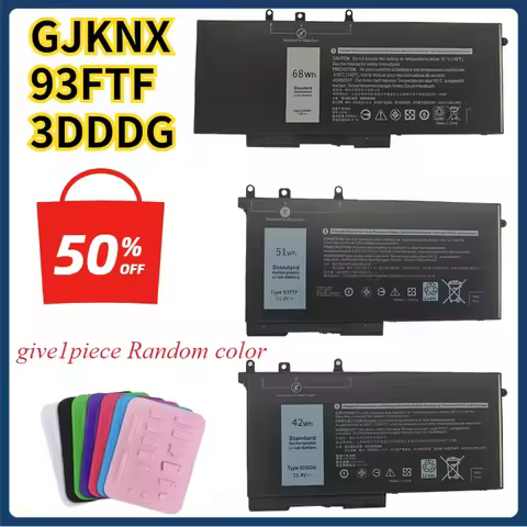 Laptop batteries suitable for Dell GJKNX 93FTF 3DDDG Latitude5280 5480 5490 7.6V/11.4V