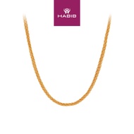 HABIB 925 Silver Necklace 13 R T0016 8X(Y)
