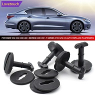 LOVETOUCH 10Pcs Car Floor Carpet Mat Clips Twist Lock With Washers For BMW E32 E34 E36 E46 3 Series 