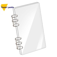 Clear Acrylic A6 Binder 6-Ring Binder Notebook Cover A6 Planner Budget Binder Loose Leaf Folders  Su