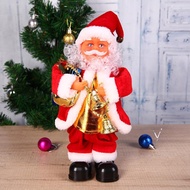 Christmas Electric Dancing Music Santa Claus Doll Christmas Decorations for Home Xmas Gift for Kids