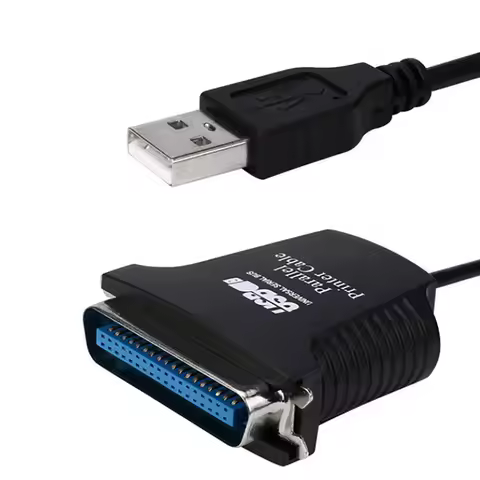 USB To Parallel Printer Cable 36pin USB Port Adapter Adaptor Cable Lead 1284 Printer Line CN36 Pin I