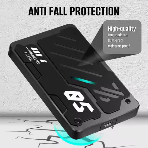 External USB3.0 HDD 1TB 750GB 500GB 320GB 250GB 160GB Armor RGB Portable Type-C Hard Drive Expansion