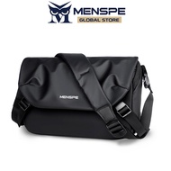 MENSPE กระเป๋าสะพายข้างผู้ชายกระเป๋ากระเป๋าสะพายไหล่แมสเซ็นเจอร์ผู้ชายกระเป๋าธุรกิจสายสะพายกันน้ำกระ