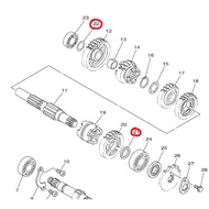 GEAR WASHER GEAR BOX WASHER SPROCKET SAP WASHER SPROCKE SHAFT WASHER ORIGINAL YAMAHA Y15 V1 V2