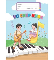 Sách - Combo 10 cuốn Vở chép nhạc - ndbooks