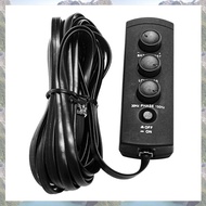 Car Spare Tire Bass Amplifier Volume Controller Spare Tire Bass Remote Volume Regulator 6-Core Cryst