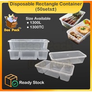 Disposable Plastic Food Rectangle Container /Plastic Bento Box /Bekas Plastik Segi Empat Panjang(RC1