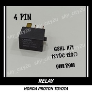 Omron G8HL H71 12V DC USA 4 Pin Relay Car Honda Proton Toyota AC Compressor Fan Head Lamp