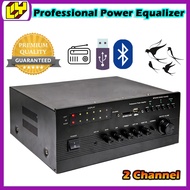 Bluetooth EQ Equalizer Stereo Power Amplifier Wireless Audio Home Karaoke Power Amplifier Car USB Pa
