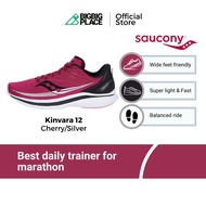 Saucony Women's Kinvara 12 (Cherry/Silver) | Sukan Wanita Kasut Larian Outdoor Sport Shoes