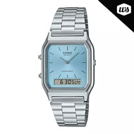 [Watchspree] Casio Analog Digital Vintage Series Dual Time Watch AQ230A-2A1 AQ-230A-2A1