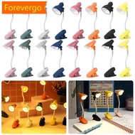 【Forever】 Mini Table Lamp Foldable Magnetic Desk Lamp LED Bedroom Study Reading Lamps With Clips Eye Protection Bedside Night Lights A6R6