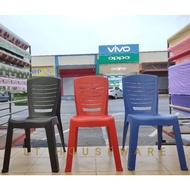 Kerusi Makan / Kerusi Plastik Sisi Tahan Lasak / Kerusi Plastik / Kerusi Sandar