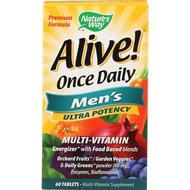Nature's Way, Alive! Once Daily, Men's Multi-Vitamin, 60 Tablets