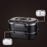 1200ML Leakproof 304 Stainless Steel Bento Box Insulated Food Container Multi Layer Portable Lunchbo