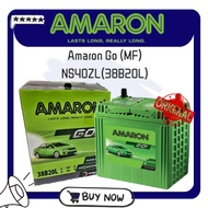 NS40ZL Amaron Car Battery MF NS40 ( Pos by J&T) Amaron Car Batteries for Myvi,viva,axia,Perodua,Kanc