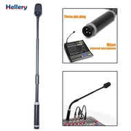 [Hellery] Gooseneck Mic Dynamic Mic DJ Mic XLR Mic for Stage Performance Webcasts