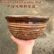 GPS Green Plant Society CPOT Bonsai ChineseStyle Terracotta Pot Adenium Flower Pot Orchid Pot Cerami
