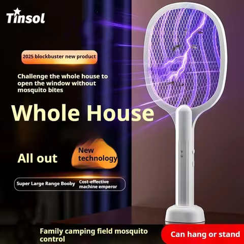 2 in 1 electric mosquito killer mosquito lamp with violet light mosquito trapping USB rechargeable p