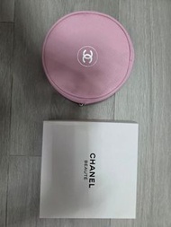 Chanel 粉色化妝包