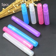 5PCS 5ml 10ml Empty Translucence Plastic Spray Bottle Makeup Perfume Atomizer Refillable Bottles