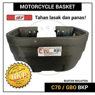 𝗕𝗞𝗣 𝗙𝗥𝗘𝗘 𝗦𝗞𝗥𝗨 ORIGINAL BKP BASKET HONDA C70 GBO Plastic Plastik Pvc Motor Front Bakul Depan Raga Motorsikal Motorcycle