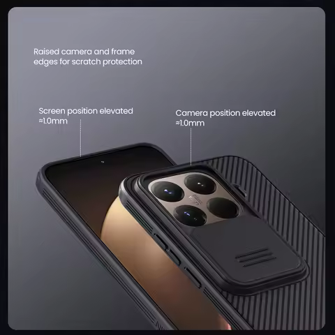 Nillkin for Xiaomi Mi 15T Pro / 15T 5G Case Camera Protection Lens camshield Pro Hard 360 full Back 