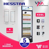 Hesstar 430L Showcase LED Refrigerator 2 Door/Peti Ais 2 Pintu (HDS-43GL) Peti Sejuk/Fridge/冰箱