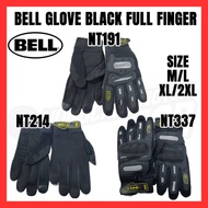 * BELL FULL FINGER FOR MOTORCYCLE USER GLOVES M L XL 2XL SIZE NT191 NT337 NT214