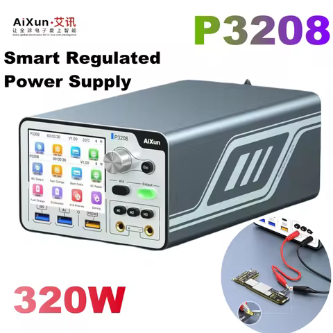 AIXUN P3208 Intelligent Regulated Power Supply For iPhone 7-16 PRO MAX Android Motherboard Battery T