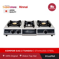 Rinnai Kompor Gas 2 Tungku & Grill - RI524E | RI-524E | RI 524E