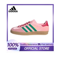 Adidas GAZELLE INDOOR Pink Green Low Top Sneakers For Women JI2713